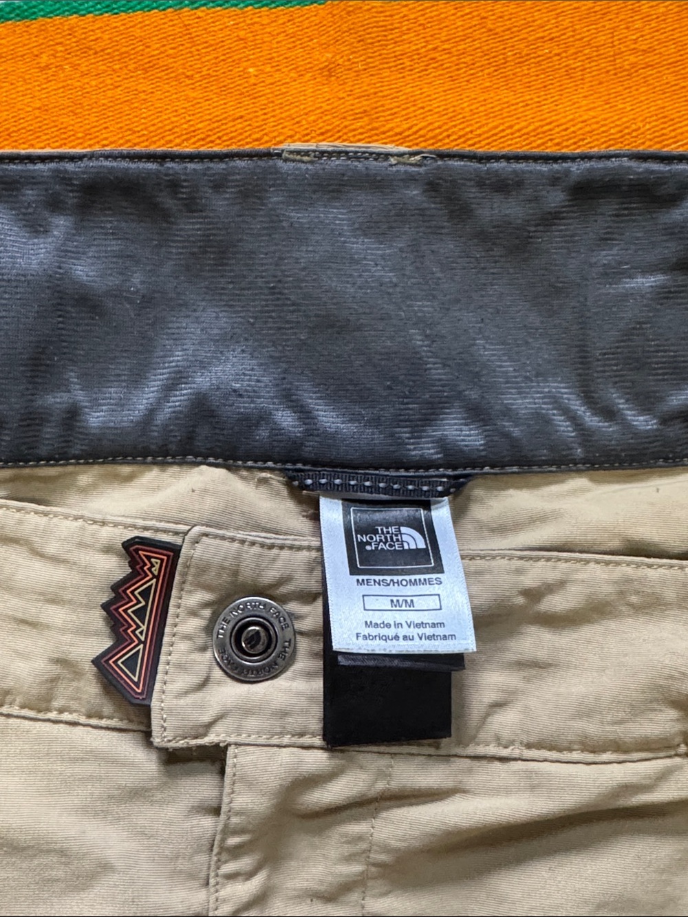 The North Face Men's Khaki Mountain Biking Cargo Shorts Cycling Medium - Picture 12 of 12